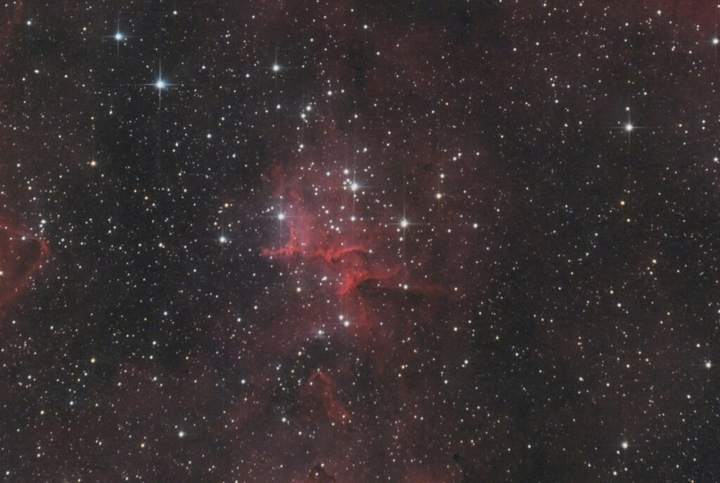 Der offene Sternenhaufen Melotte 15 im IC1805 Herznebel