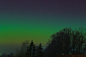 Polarlichter über Schöningen (Deutschland)